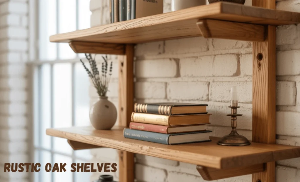 7 Stunning Benefits of Rustic Oak Shelves for Timeless Interiors